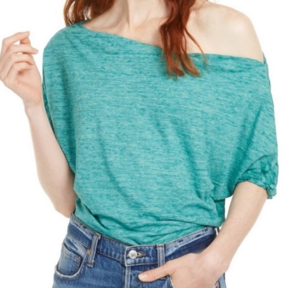 Free People Astrid Green Convertible Neck - Picture 2 of 8